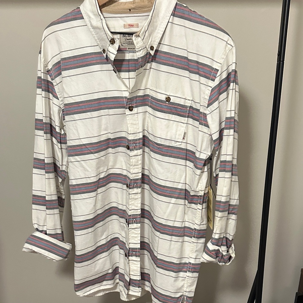 Burton Casual Striped Button-Down Shirt